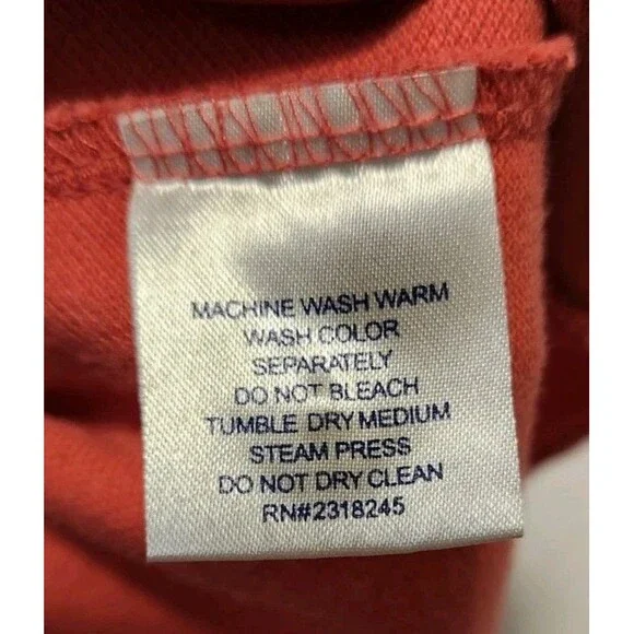 Vineyard Vines Salmon Pink 100% Cotton Classic Fit Whale Polo Shirt Size Large - Picture 6 of 8